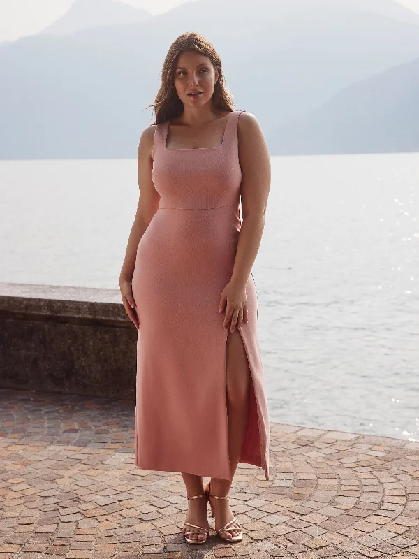 Barcelona Maxi Dress Comfortable Plunging Neckline Maxi Dress