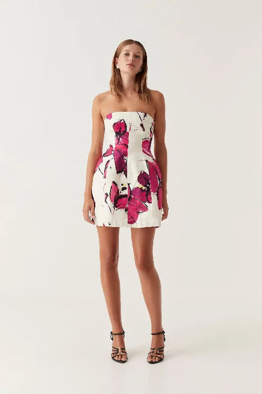 Baret Strapless Mini Dress Comfortable Shift Mini Dress