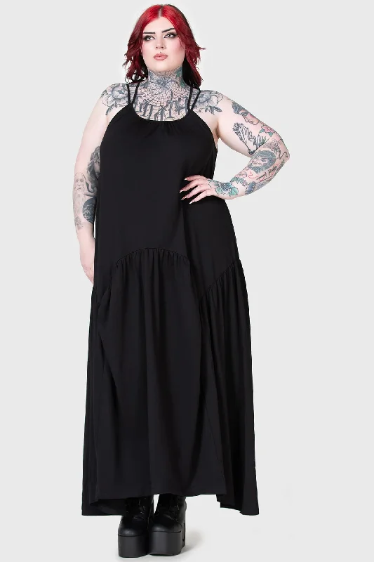 Demise Maxi Dress [PLUS] Comfortable Flowy Maxi Dress