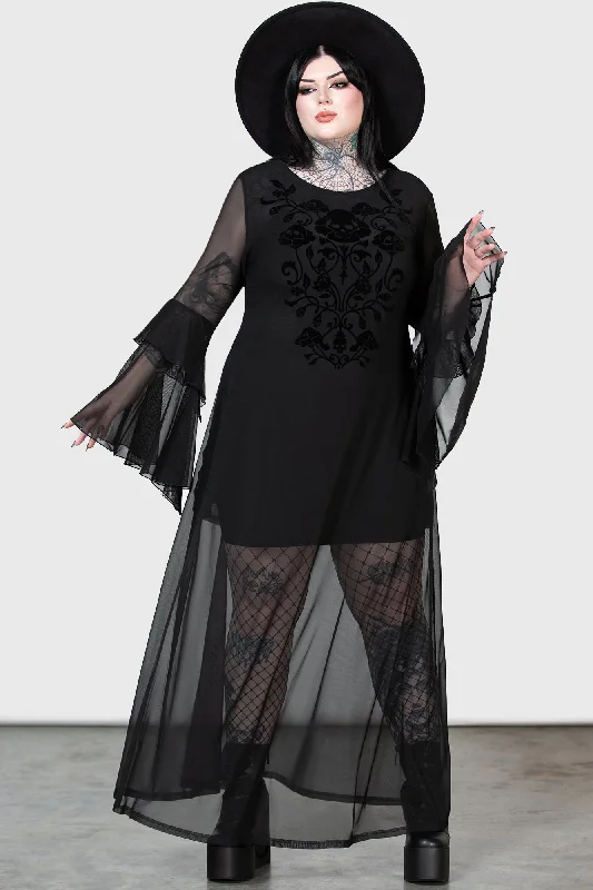 Elfin Heart Maxi Dress [PLUS] Stylish Longline Maxi Dress
