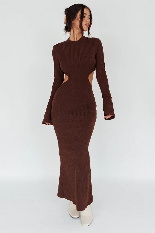 Minka Knit Maxi Dress Comfortable Cotton Maxi Dress
