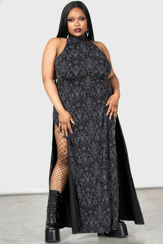 Over-Queen Maxi Dress [PLUS] Fashionable Sleeveless Maxi Dress