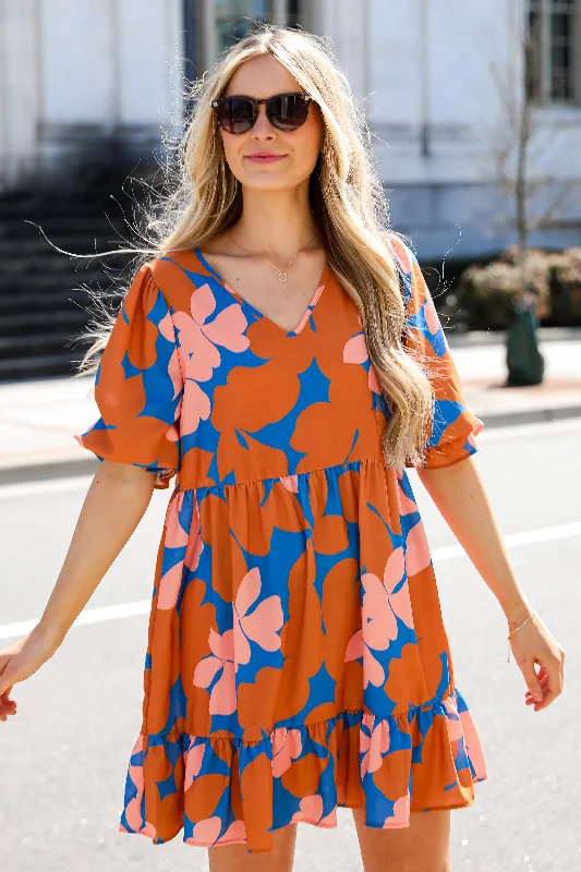 FINAL SALE - Perfect Day For Love Floral Babydoll Mini Dress Stylish Summer Mini Dress FINAL SALE - Perfect Day For Love Floral Babydoll Mini Dress Stylish Summer Mini Dress