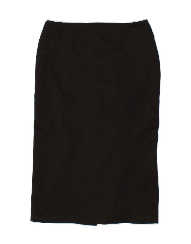 COAST Womens Straight Skirt UK 10 Small W28  Black velvet skirt luxurious