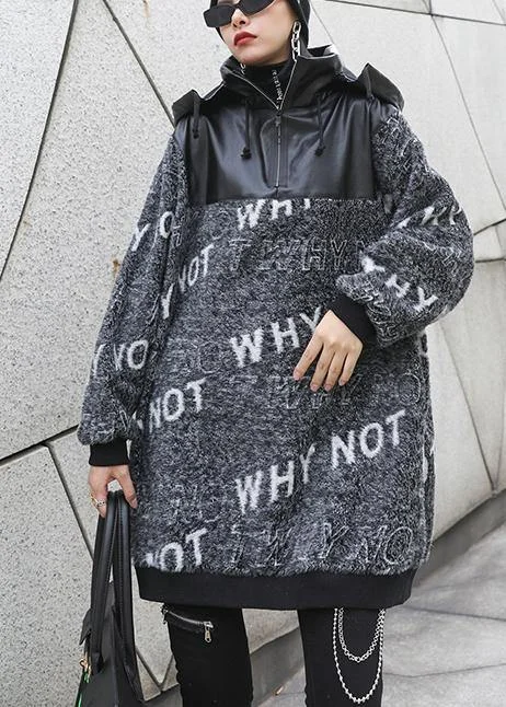 Cozy gray Letter knitted t shirt patchwork zippered casual knit tops Classic Denim Short Sleeve Cozy gray Letter knitted t shirt patchwork zippered casual knit tops Classic Denim Short Sleeve