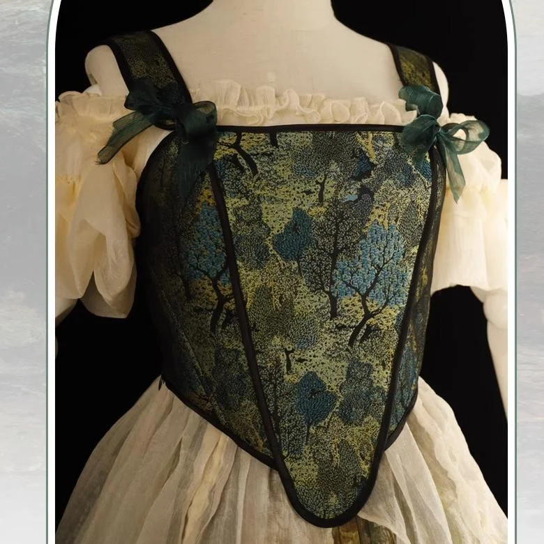jacquard corset