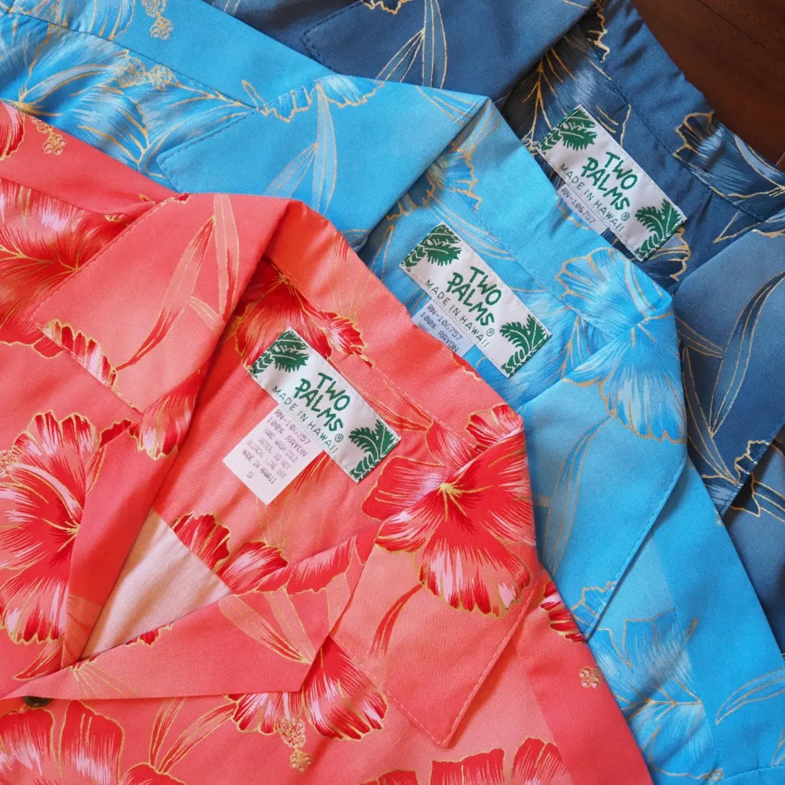 Hibiscus Hideaway Orange Hawaiian Rayon Shirt Stylish Short Sleeve Top