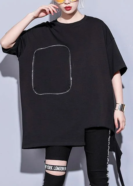 Organic black cotton Long Shirts half sleeve cotton summer blouse Modern Fit Short Sleeve Organic black cotton Long Shirts half sleeve cotton summer blouse Modern Fit Short Sleeve