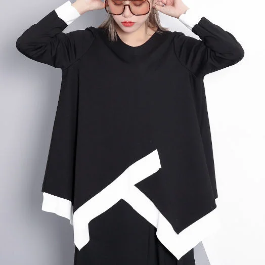 fine black t shirt Loose fitting V neck traveling blouse vintage asymmetrical design cotton blended tops Classic Casual Short Sleeve fine black t shirt Loose fitting V neck traveling blouse vintage asymmetrical design cotton blended tops Classic Casual Short Sleeve