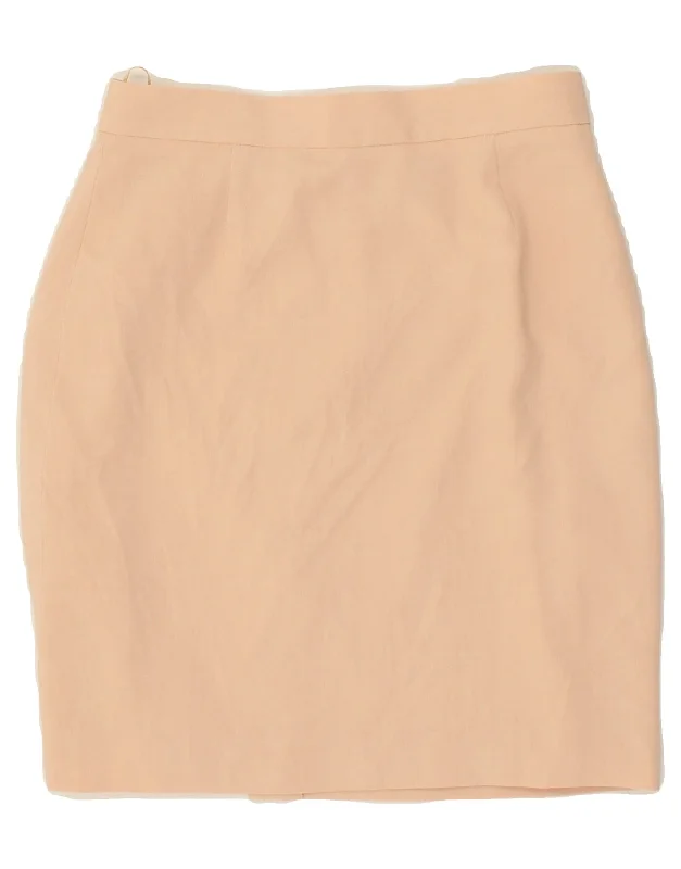 VINTAGE Womens Pencil Skirt UK 12 Medium W28 Pink denim skirt stylish