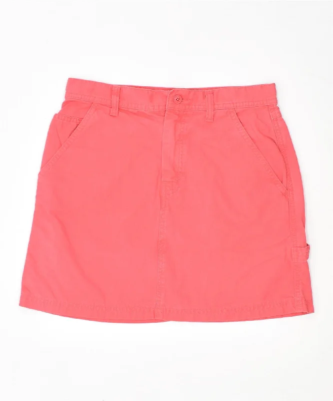 BENETTON Womens Denim Shirt IT 40 Small W28 Pink Cotton Fashionable Draped Short Sleeve BENETTON Womens Denim Shirt IT 40 Small W28 Pink Cotton Fashionable Draped Short Sleeve