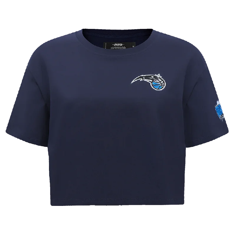 NBA ORLANDO MAGIC CLASSIC WOMEN'S BOXY TEE (MIDNIGHT NAVY) Anti-Shrink Durable Soft