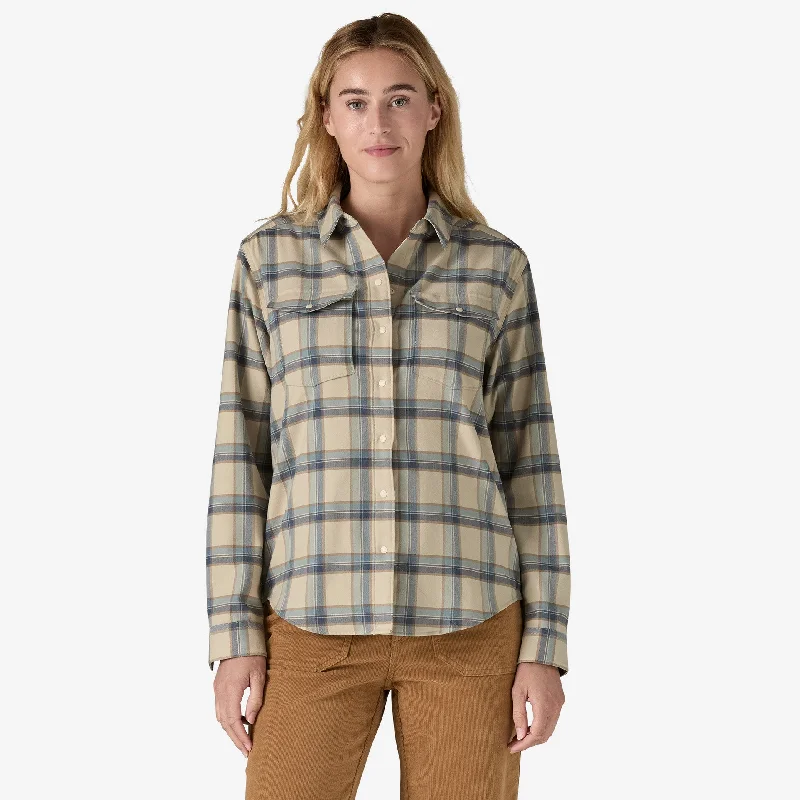Patagonia Women's Canyonite Flannel Shirt 2025 Trendy Short Sleeve Tunic