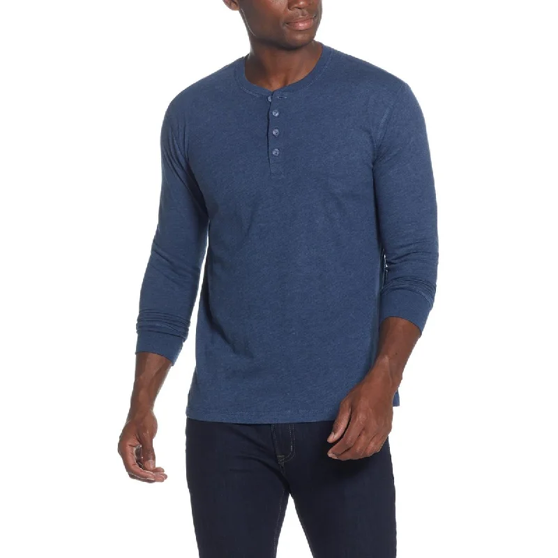 Weatherproof Vintage Mens Heathered Cotton Henley Shirt Fashionable Short Sleeve Vest Weatherproof Vintage Mens Heathered Cotton Henley Shirt Fashionable Short Sleeve Vest