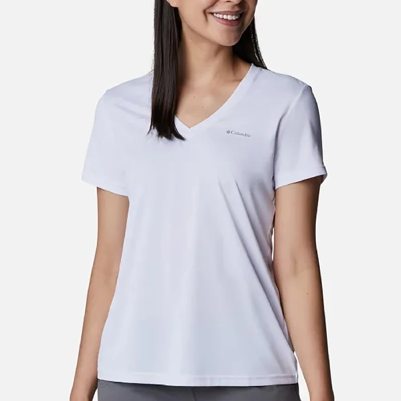 Women's Short Sleeve V-neck Hike Shirt 1991561 Comfortable Peplum Short Shirt