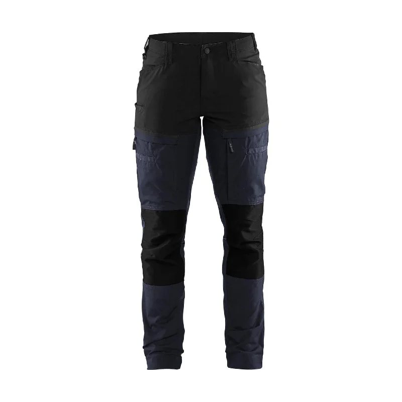Blaklader 7166 Service Trousers With Stretch Womens (71661845) High Waist Slim Fit Ankle Length Blaklader 7166 Service Trousers With Stretch Womens (71661845) High Waist Slim Fit Ankle Length