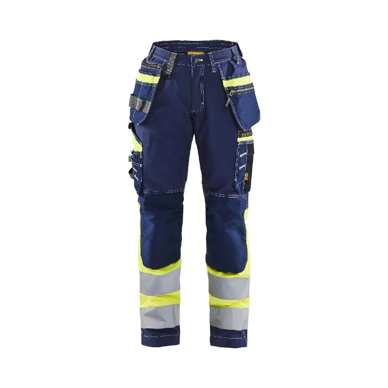 Blaklader 7196 Womens Hi-Vis Stretch Trousers (71961370) Trousers sophisticated sleek Blaklader 7196 Womens Hi-Vis Stretch Trousers (71961370) Trousers sophisticated sleek