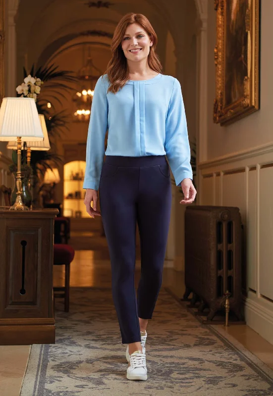 Camila Jersey Stretch 3/4 Capri Trouser 2371 Trousers cozy comfortable