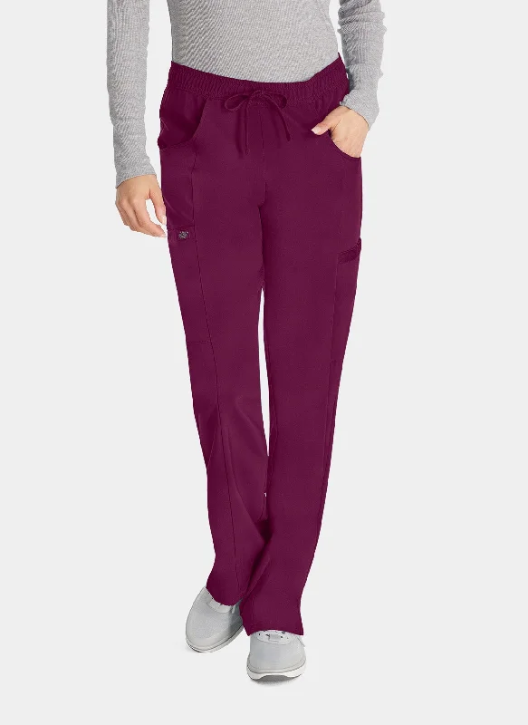 Dickies EDS Essentials Women's Mid Rise Straight Leg Drawstring Trousers DKE010 - Wine Trousers fashionable trendy Dickies EDS Essentials Women's Mid Rise Straight Leg Drawstring Trousers DKE010 - Wine Trousers fashionable trendy