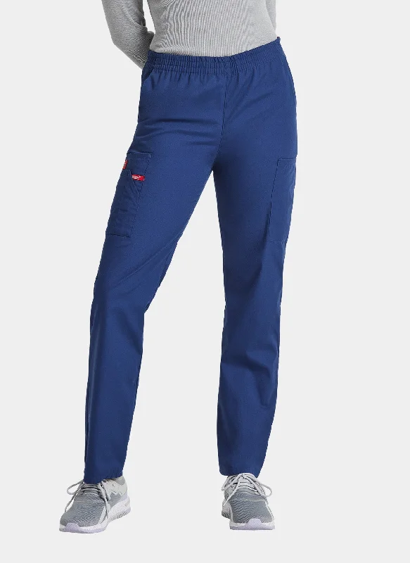 Dickies EDS Signature Ladies Natural Rise Tapered Leg Pull-On Scrub Trousers DKE86106 - Navy Trousers Brand Named Dickies EDS Signature Ladies Natural Rise Tapered Leg Pull-On Scrub Trousers DKE86106 - Navy Trousers Brand Named