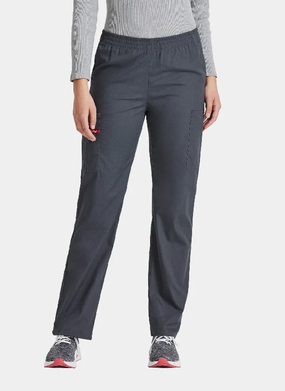 Dickies EDS Signature Ladies Natural Rise Tapered Leg Pull-On Scrub Trousers DKE86106 - Pewter Trousers New Arrival Dickies EDS Signature Ladies Natural Rise Tapered Leg Pull-On Scrub Trousers DKE86106 - Pewter Trousers New Arrival
