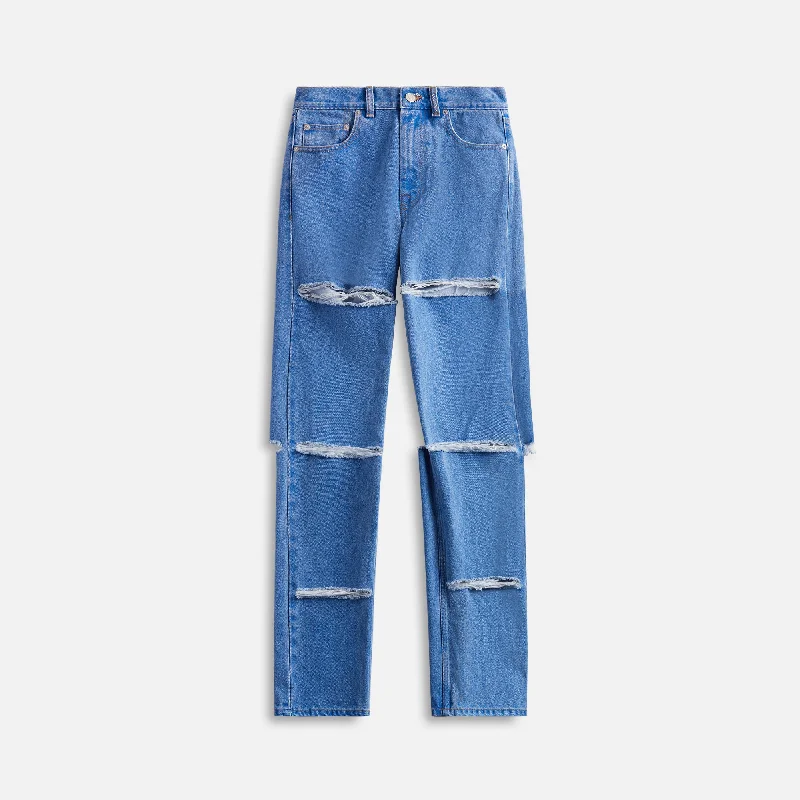 Marni Trouser - Cobalt Trousers Elastic Waist Soft