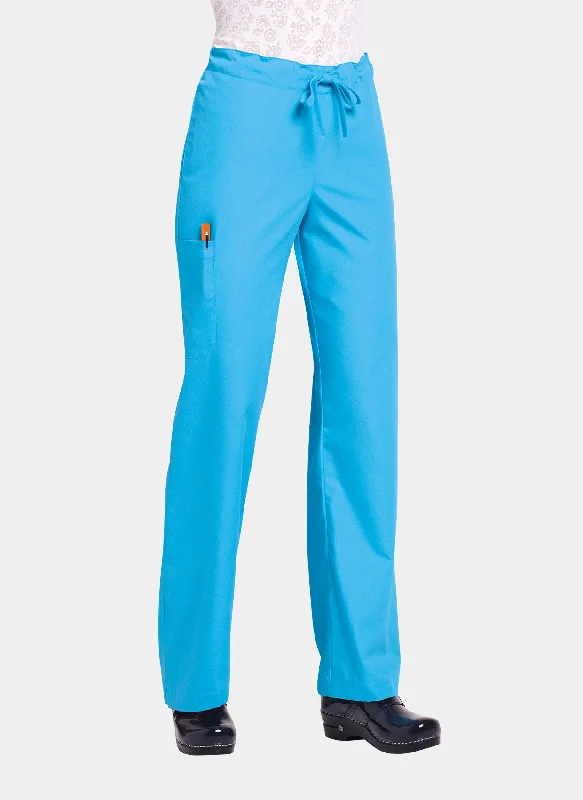 Orange Standard Unisex Huntington Scrub Trousers - Electric Blue Cropped Trousers Casual Linen Orange Standard Unisex Huntington Scrub Trousers - Electric Blue Cropped Trousers Casual Linen