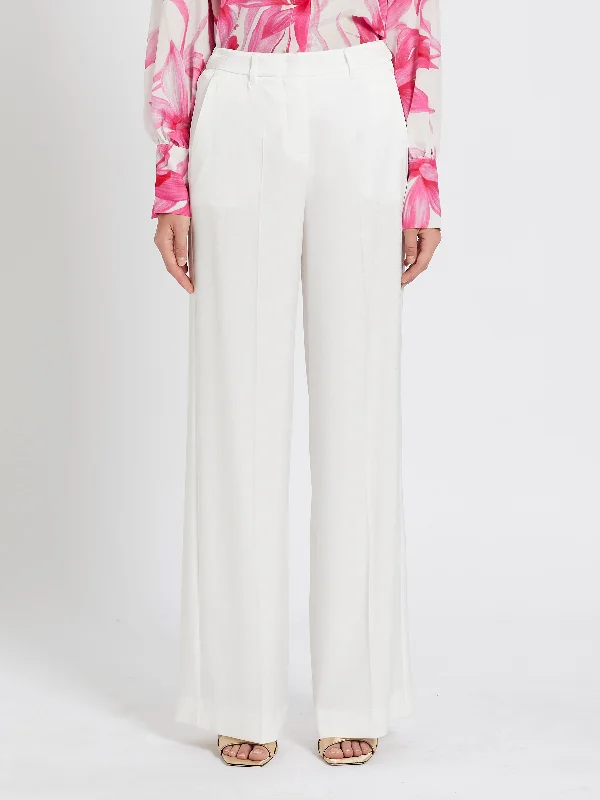 Rita Satin Trousers Trousers versatile functional