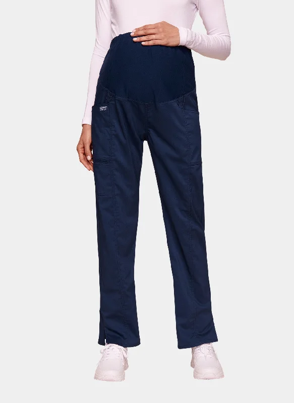 Cherokee WW Revolution Maternity Straight Leg Scrub Trousers WWE155 - Navy Trousers Floral Bohemian Cherokee WW Revolution Maternity Straight Leg Scrub Trousers WWE155 - Navy Trousers Floral Bohemian
