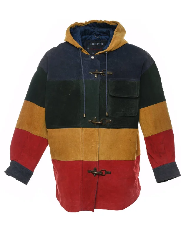 Colour Block Multi-Colour Middlebrook Park Suede Jacket - M Mesh Jacket Canvas Jacket Denim Jacket Colour Block Multi-Colour Middlebrook Park Suede Jacket - M Mesh Jacket Canvas Jacket Denim Jacket