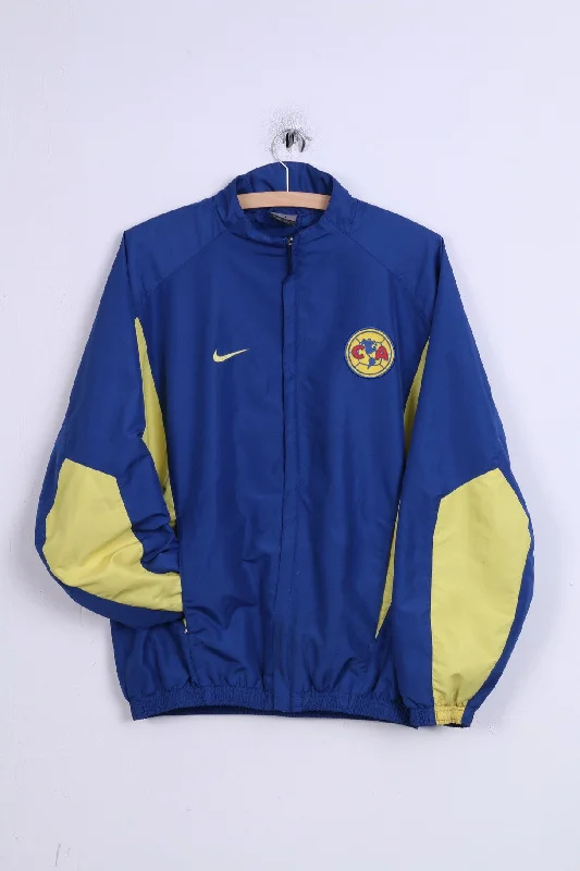 Nike Club America Womens S Jacket Track Top Blue Football Zip Up Denim Jacket Leather Jacket Suede Jacket Nike Club America Womens S Jacket Track Top Blue Football Zip Up Denim Jacket Leather Jacket Suede Jacket