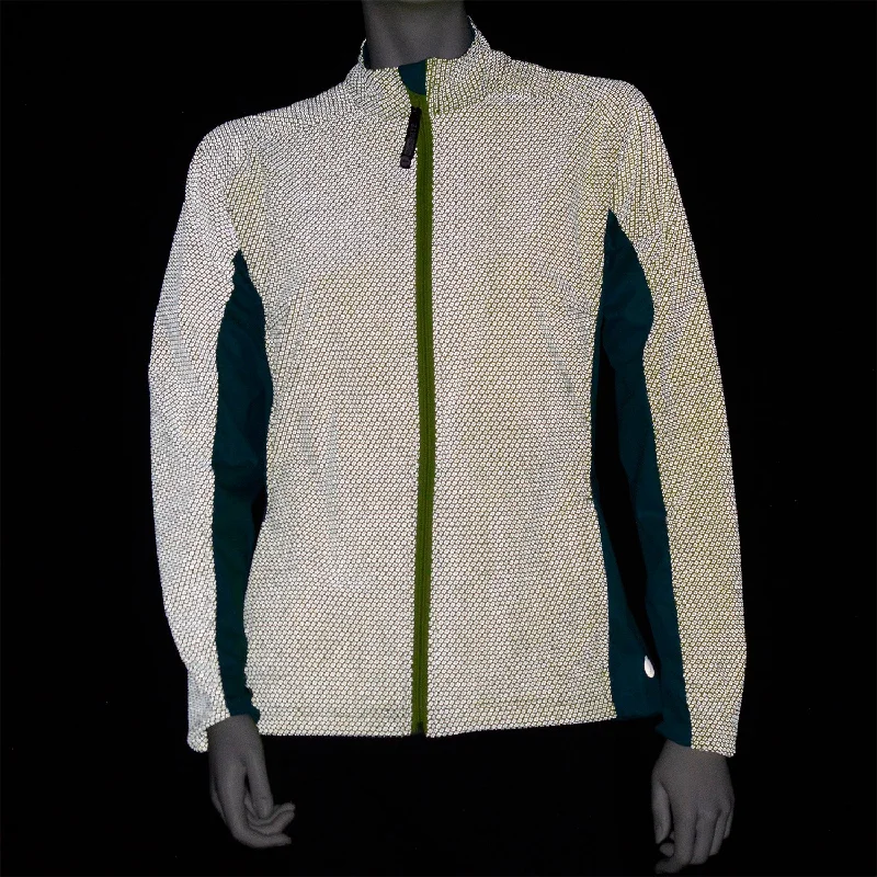 Dover Women's Softshell Reflective Running Jacket in Flo Lime/Peacock Fitted Jacket Loose Jacket Oversized Jacket Dover Women's Softshell Reflective Running Jacket in Flo Lime/Peacock Fitted Jacket Loose Jacket Oversized Jacket