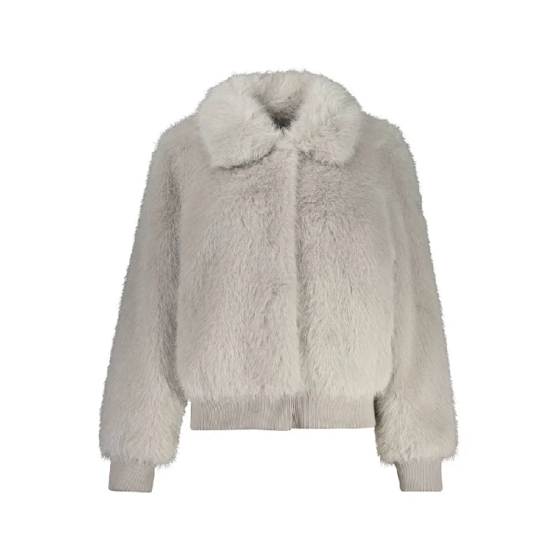 Guess Jeans Polyester Jackets & Women's Coat Zippered Jacket Buttoned Jacket Snapped Jacket Guess Jeans Polyester Jackets & Women's Coat Zippered Jacket Buttoned Jacket Snapped Jacket