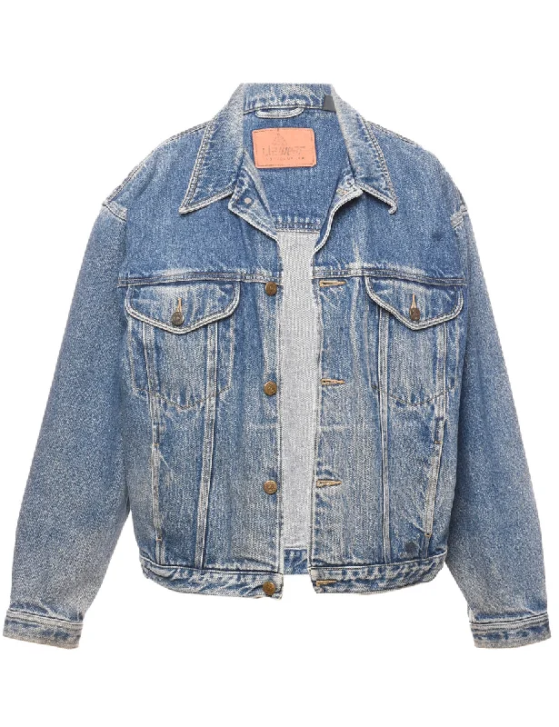 Liz Wear Classic Denim Jacket - M Cotton Jacket Linen Jacket Terry Jacket
