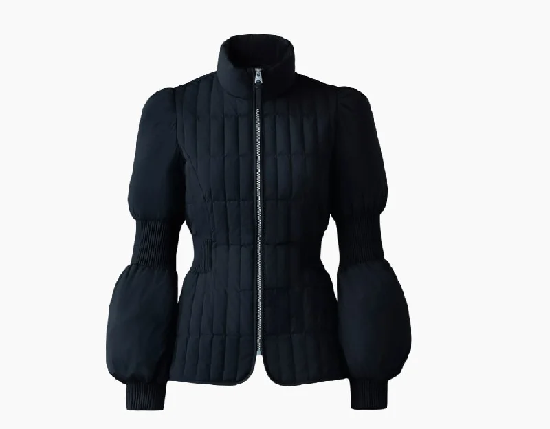 Mackage Women's Felicia Quilted Down Jacket, Black Mesh Jacket Canvas Jacket Denim Jacket Mackage Women's Felicia Quilted Down Jacket, Black Mesh Jacket Canvas Jacket Denim Jacket