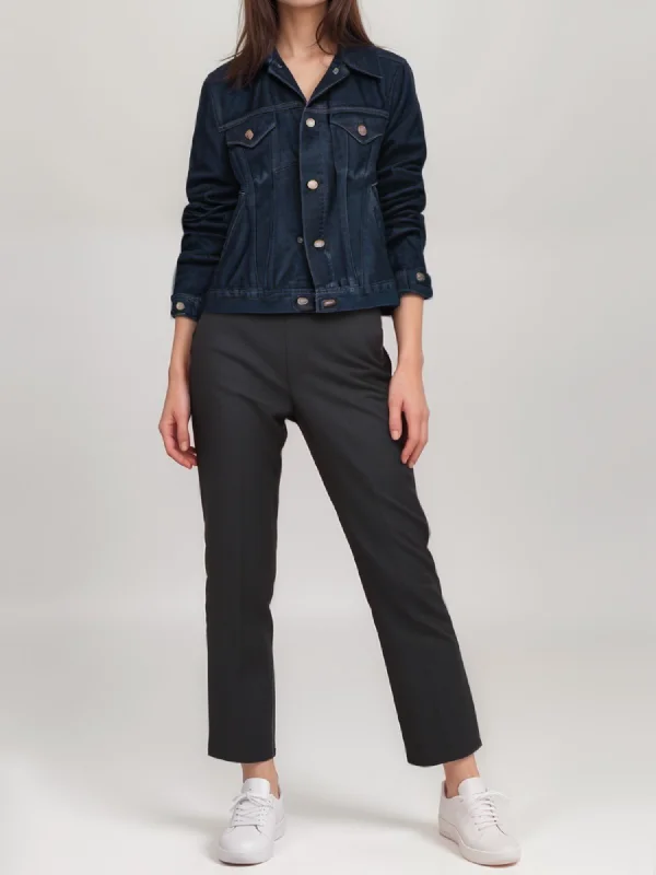 Recycled Denim Jacket Nylon Fabric Polyester Fabric Spandex Fabric