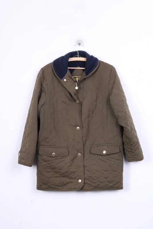 RED GREEN Womens S Jacket Padded Khaki Golf Sport Thermal Insulation Ribbed Jacket Pleated Jacket Ruffled Jacket RED GREEN Womens S Jacket Padded Khaki Golf Sport Thermal Insulation Ribbed Jacket Pleated Jacket Ruffled Jacket