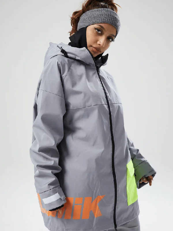 Tolasmik Wild Baggy Snowboard Jacket - Women's Cotton Fabric Linen Fabric Terry Fabric Tolasmik Wild Baggy Snowboard Jacket - Women's Cotton Fabric Linen Fabric Terry Fabric