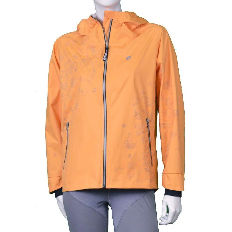 Waterproof Reflective Women's Colorado Jacket in Mimosa Floral Satin Fabric Silk Fabric Chiffon Fabric Waterproof Reflective Women's Colorado Jacket in Mimosa Floral Satin Fabric Silk Fabric Chiffon Fabric