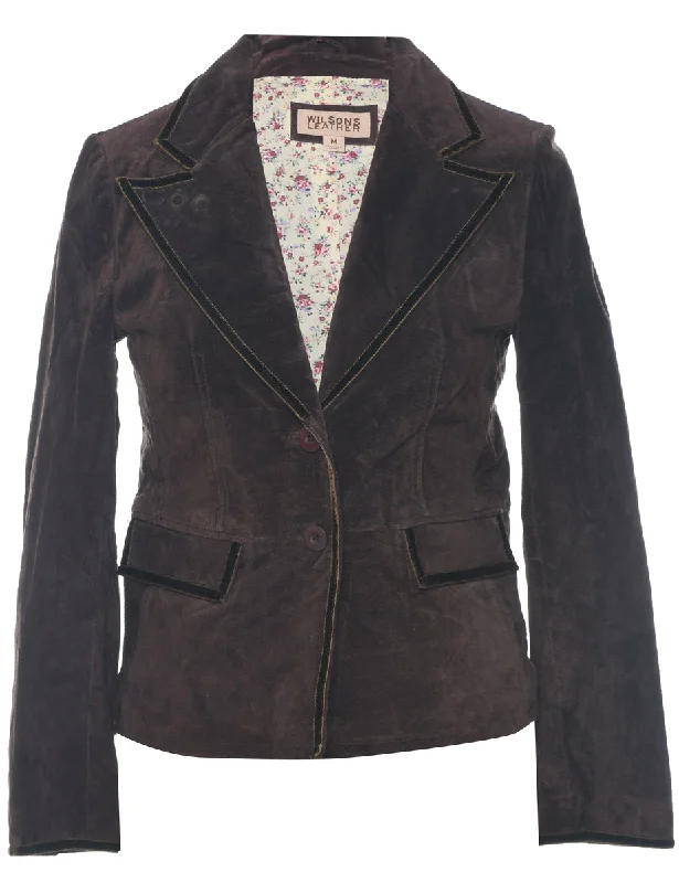 Wilson Suede Jacket - M Fleece Jacket Down Jacket Feather Jacket