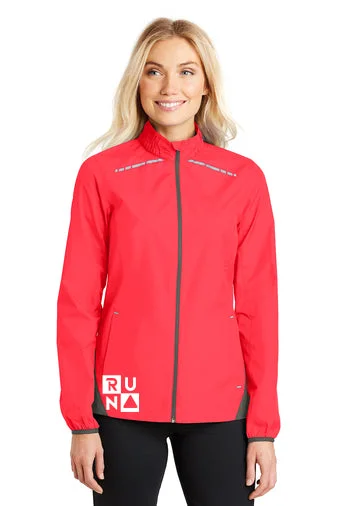 Women's Hot Coral Reflective Full Zip Jacket - Limited Edition Lace Jacket Ribbed Jacket Sequined Jacket Women's Hot Coral Reflective Full Zip Jacket - Limited Edition Lace Jacket Ribbed Jacket Sequined Jacket