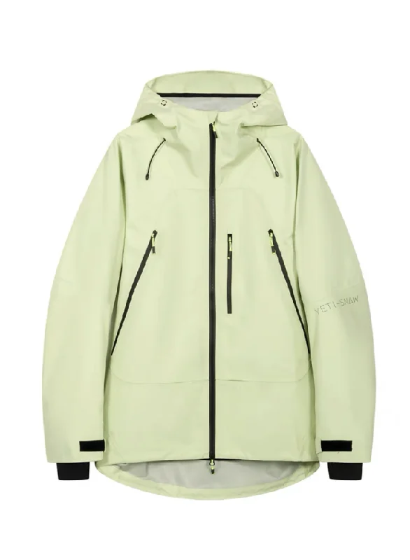 Yetisnow Apple Green Snow Jacket - Women's Chenille Fabric Brocade Fabric Lace Fabric Yetisnow Apple Green Snow Jacket - Women's Chenille Fabric Brocade Fabric Lace Fabric