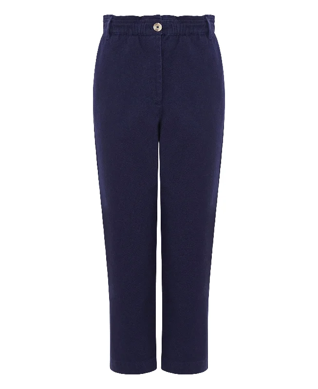 Day Cotton Trousers - Summer Navy Trousers Gym Athletic