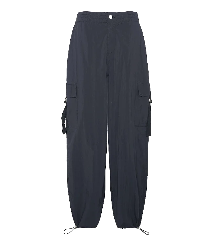 Carla Cargo Trousers - Black Trousers Handmade Artisanal