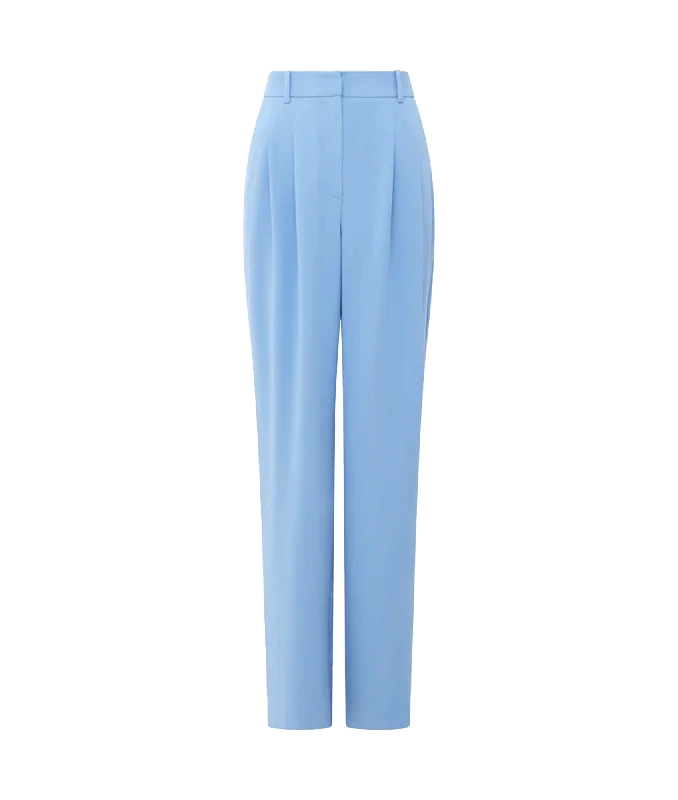 Harrie Suiting Trousers - Bluebell Trousers Bridal Satin