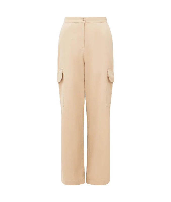 Utility Trousers - Beige Trousers Ceremony Elegant