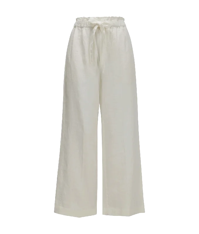 Linen Trousers - White Trousers Favorite Customer