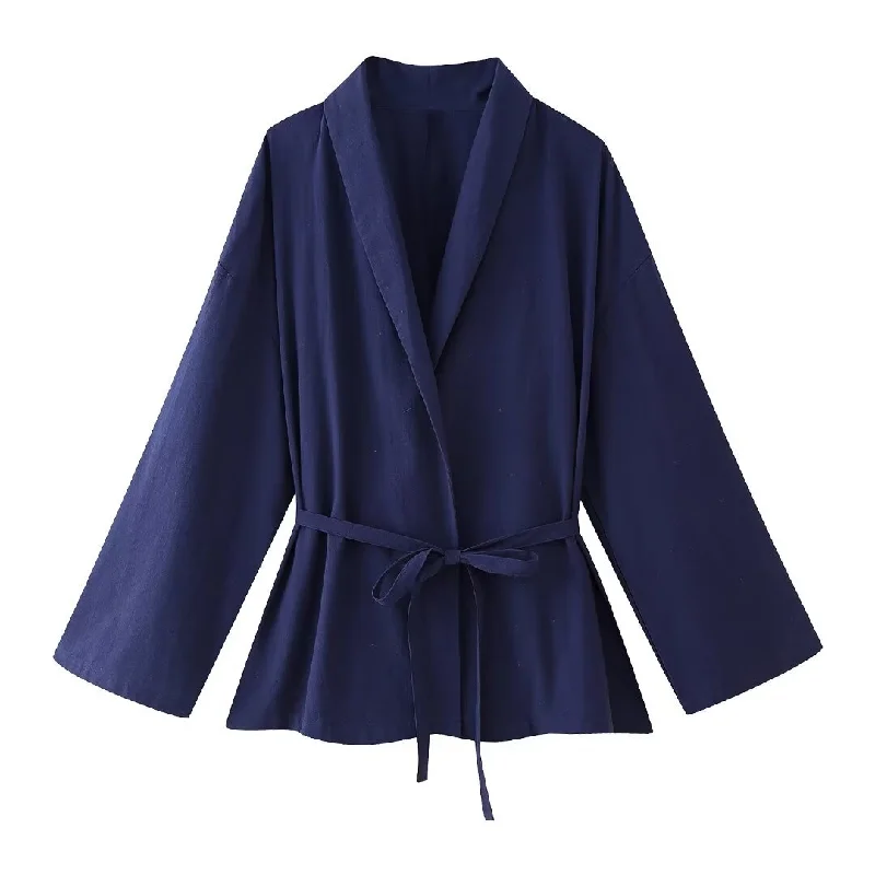 Navy Blue Blouse