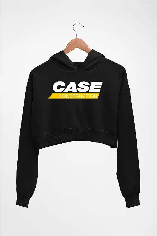case construction Crop HOODIE FOR WOMEN Hoodie with Batwing Sleeves Loose Dramatic