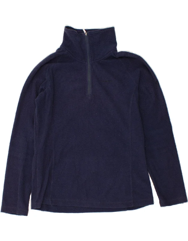 CRAGHOPPERS Womens Zip Neck Sweatshirt Jumper UK 14 Large Navy Blue Hoodie with Gradient Ombre Colorful CRAGHOPPERS Womens Zip Neck Sweatshirt Jumper UK 14 Large Navy Blue Hoodie with Gradient Ombre Colorful